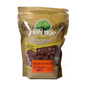 Hạt Hồ Đào Hữu Cơ, Organic Raw Pecans (200g) - HERITAGE
